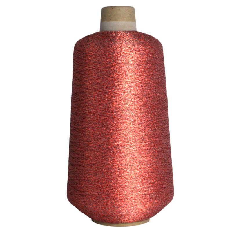 Metallic Chenille Twisted Yarn Red/Silver - 1000m Cone Questions & Answers