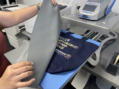 Will the flexible finishing sheet protect the clothing from getting heat press markings?