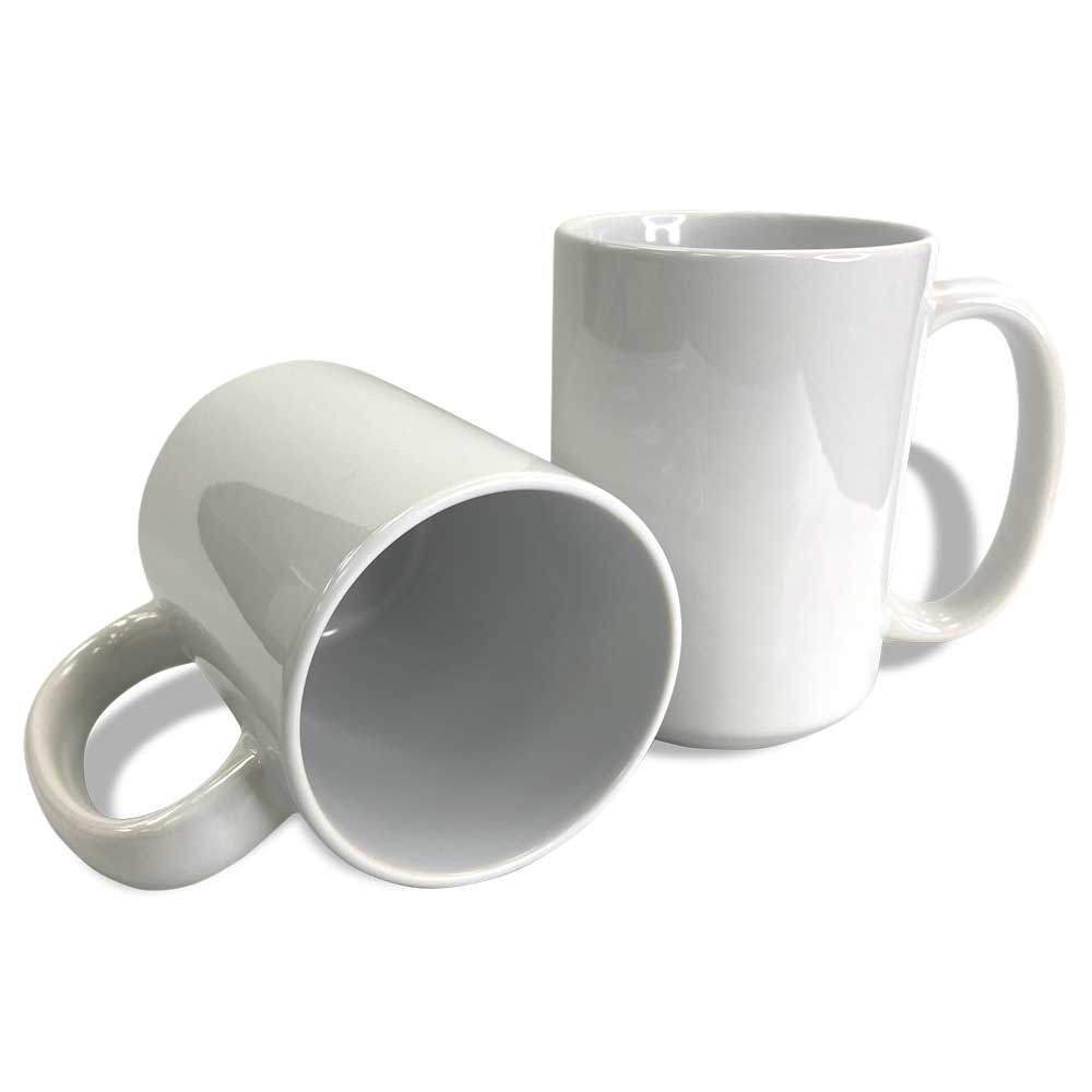 It may  just be the camera angle, but the mugs look smaller at the bottom.  Are the sides straight or slanted?