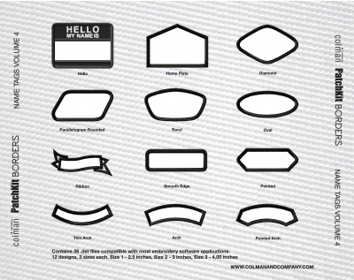 PatchKit Digitized Borders - NameTags - Digital Delivery Questions & Answers