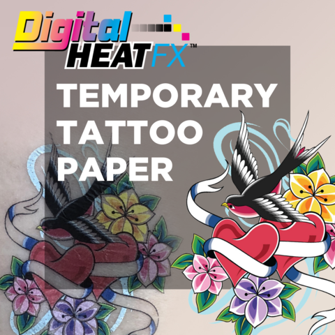 i550/560TempTattoo Paper SAMPLE Kit - 8.27in X 11.69in (5ct A&B) Questions & Answers