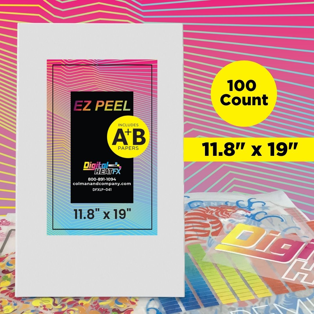 EZ Peel 11.8X19 Transfer Paper (100 Pack A&B) Questions & Answers